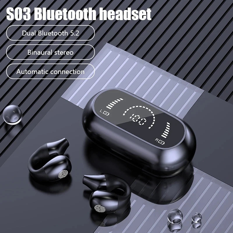 Wireless Bluetooth Earphone Earclip 